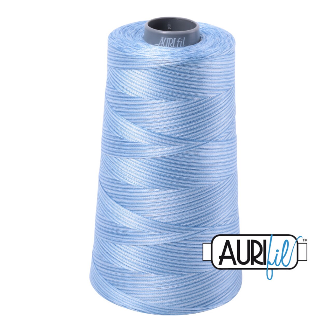 Stone Washed Denim - Variegated (3770) | 28wt Cone (3300M / 3609Y) | Aurifil Thread